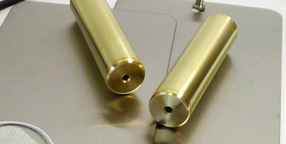 BCX Ultra Deluxe attachments  -  brass electrodes on metal footplates.